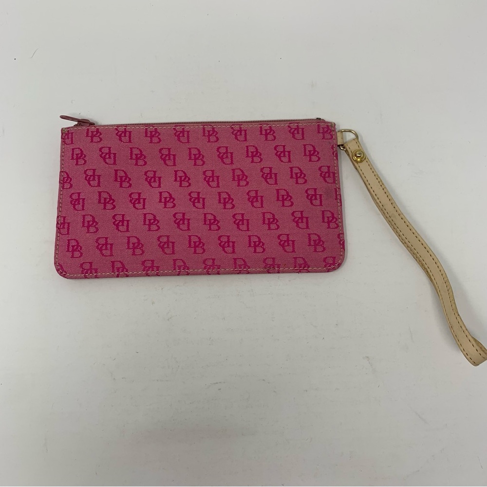 Dooney & Bourke Wristlet Pouch Pink Zip Top
